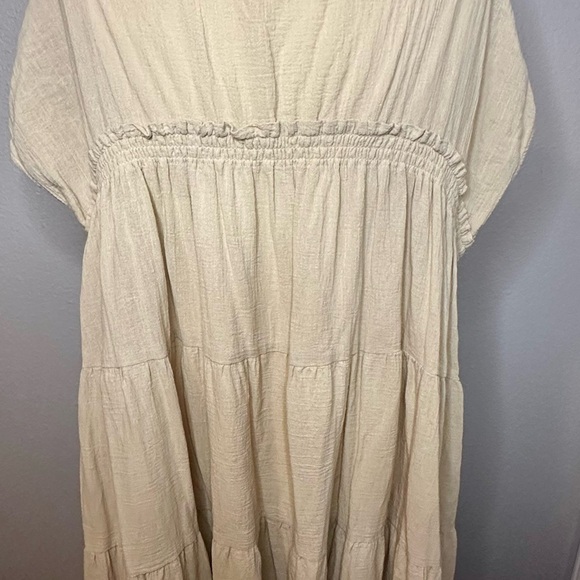 Free People Jacquelyn Women’s Tunic Tiered Oversized Pockets Dress - Siz… - Picture 5 of 7